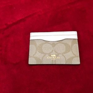 Coach care coin case